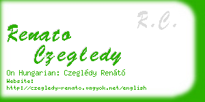 renato czegledy business card